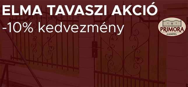 Elma tavaszi kerítés akció