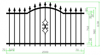 ANDA TÁBLÁS KERÍTÉS. NATÚR. ÍVES