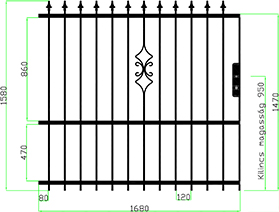 ANDA NAGYKAPU. BAL SZÁRNY SIMA. NATÚR