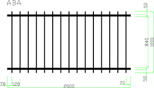 ABA TÁBLÁS KERÍTÉS. NATÚR