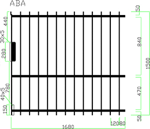 ABA NAGYKAPU. JOBB SZÁRNY SIMA. NATÚR