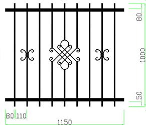 BORA ABLAKRÁCS.SIMA. NATÚR