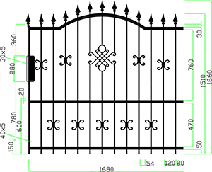BORA NAGYKAPU. JOBB SZÁRNY SIMA. NATÚR. ÍVES