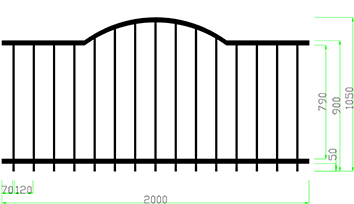 NORMA TÁBLÁS KERÍTÉS. NATÚR. ÍVES